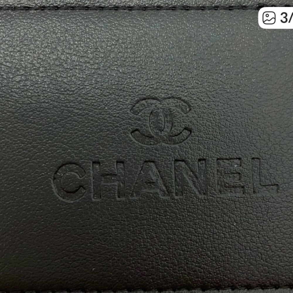 NIB CHANEL  Black  Metallic Mirror with case